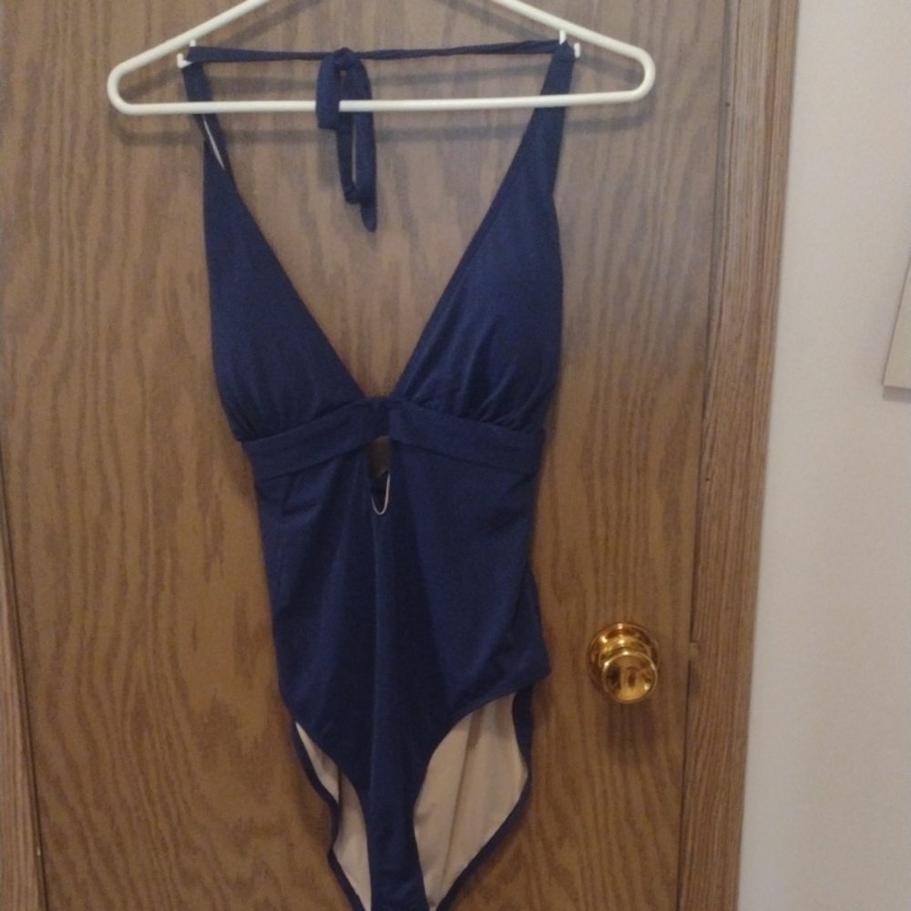 Tart Navy Halter One-Piece Swimsuit for Kids